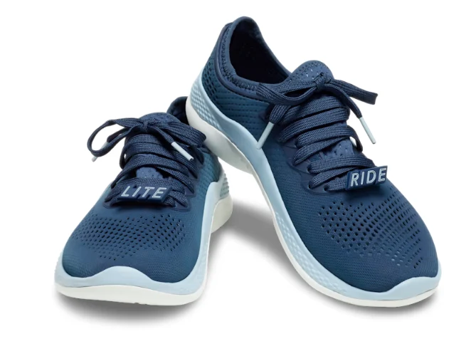 Crocs Unisex Classic LiteRide 360 ​​Marbled Pacer Trainer – Marineblau/Blaugrau