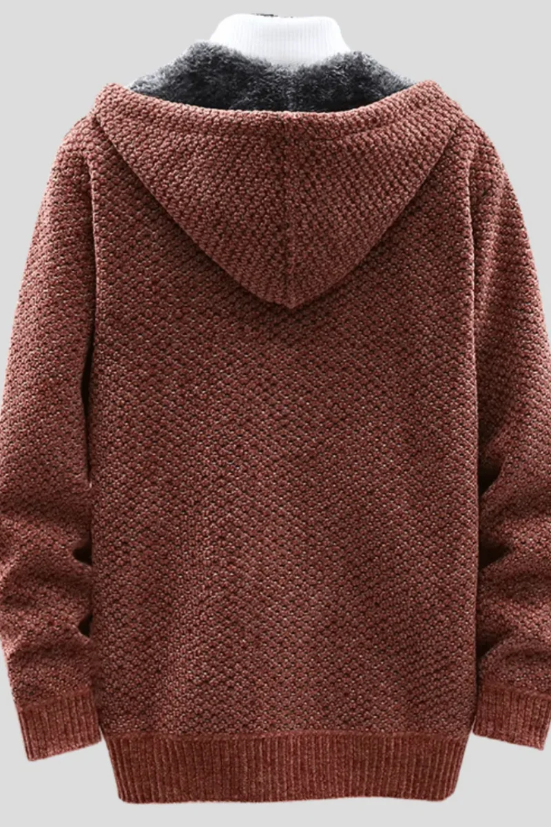 Henry Strick-Hoodie | Braun
