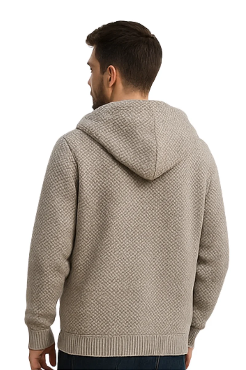 Henry Strick-Hoodie | Hellgrau