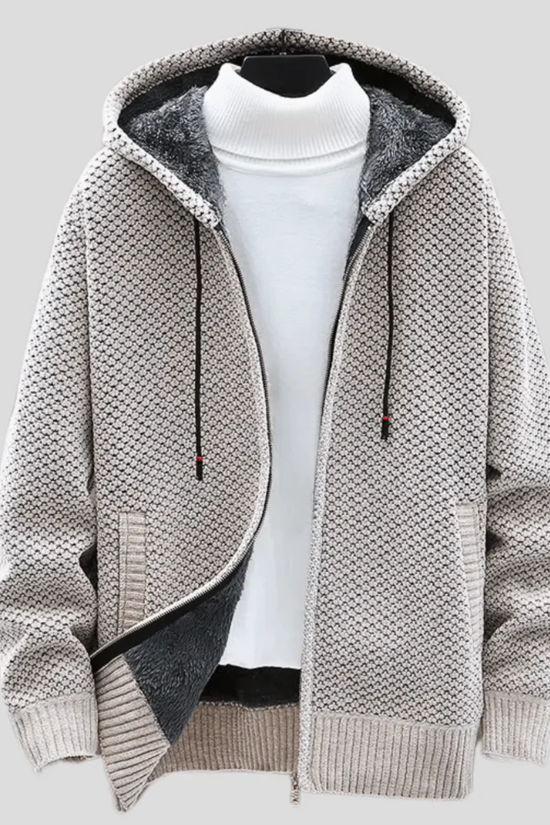 Henry Strick-Hoodie | Hellgrau