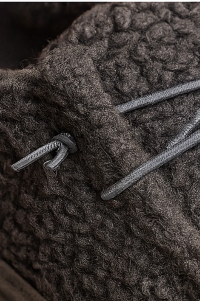 Winnie Warme Teddy Slippers | Grau