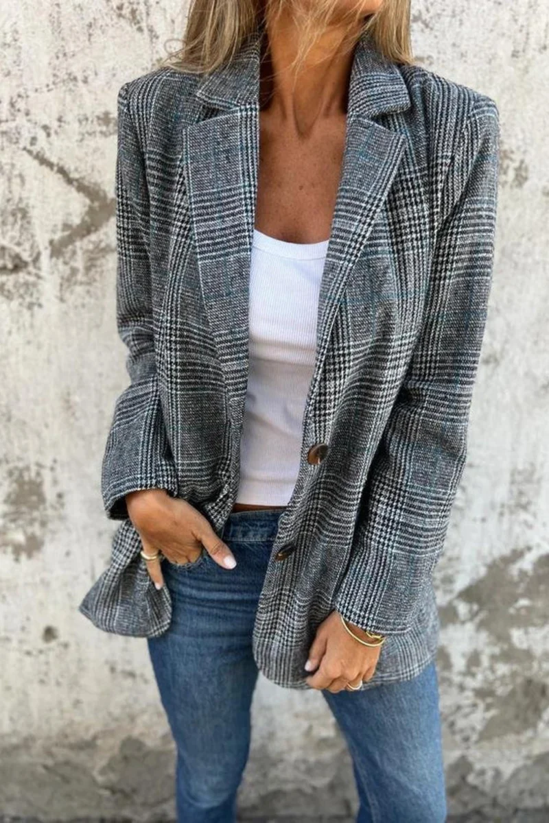 Flora Stilvolle Jacke | Schwarz