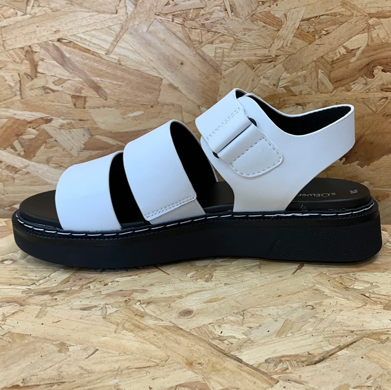 S. Oliver Damenmode-Sandalen - Weiß