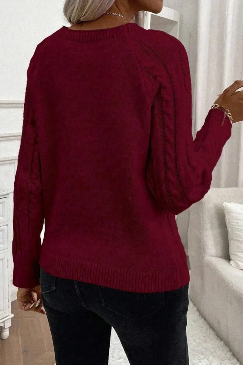 Cora | Strickpullover mit Knopfdetails