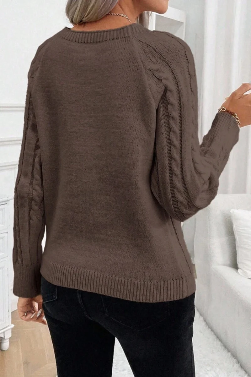 Cora | Strickpullover mit Knopfdetails