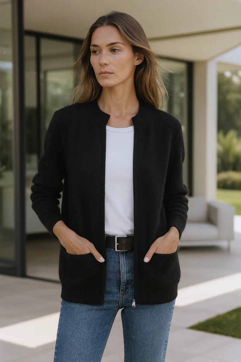 Linda | Stilvolles Strick-Vest