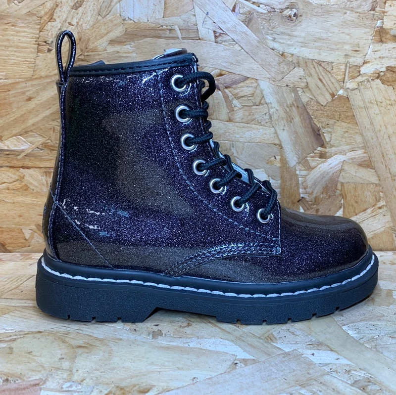 Lelli Kelly Emma-Stiefelette für Kinder – Schwarzer Glitzer