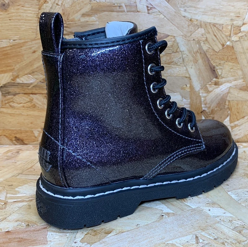 Lelli Kelly Emma-Stiefelette für Kinder – Schwarzer Glitzer