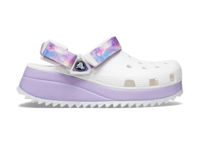 Crocs Unisex Classic Hiker Dream Clog – Weiß / Lavendel