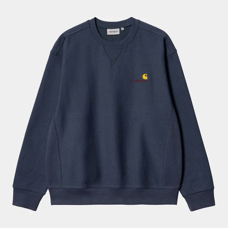 Carhartt WIP Herren American Script Sweatshirt - Enzian