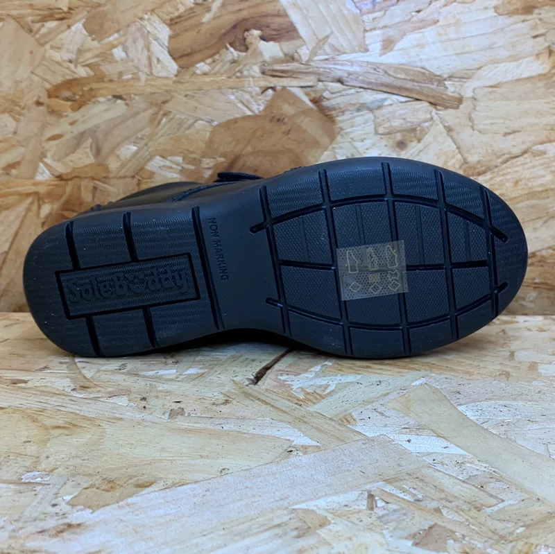 Term Sole Buddy Kinderschuh Carina aus Leder - Schwarz