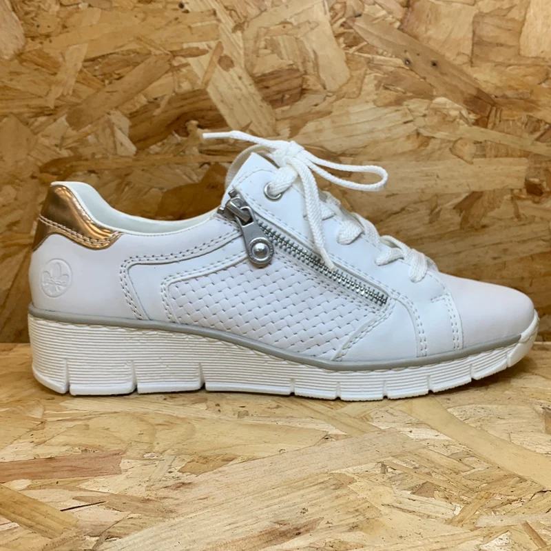 Rieker Modischer Damen-Sneaker – Weiß