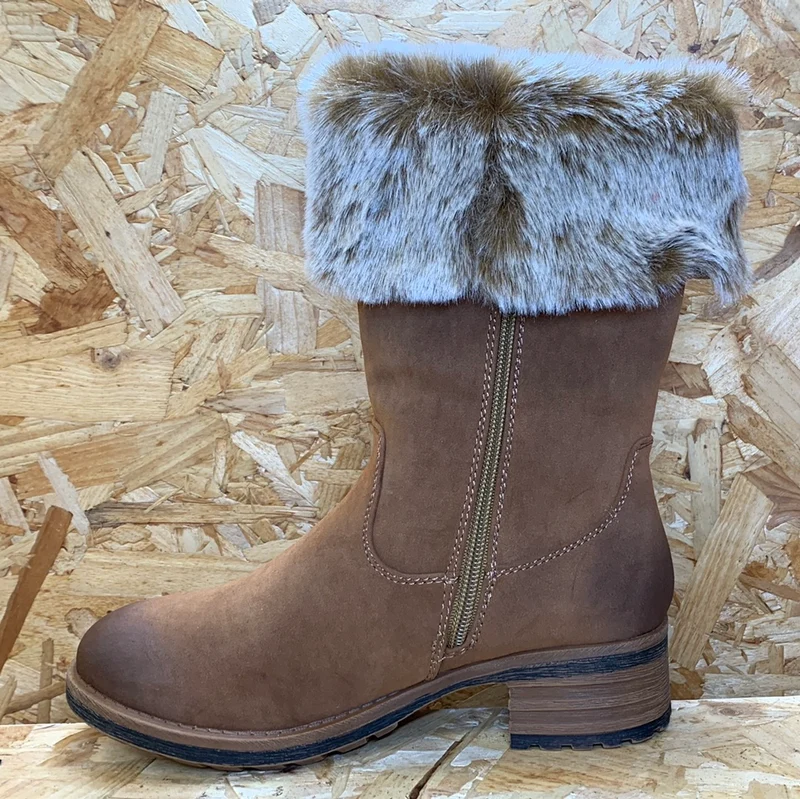 Rieker Modische Damenstiefel – Braun