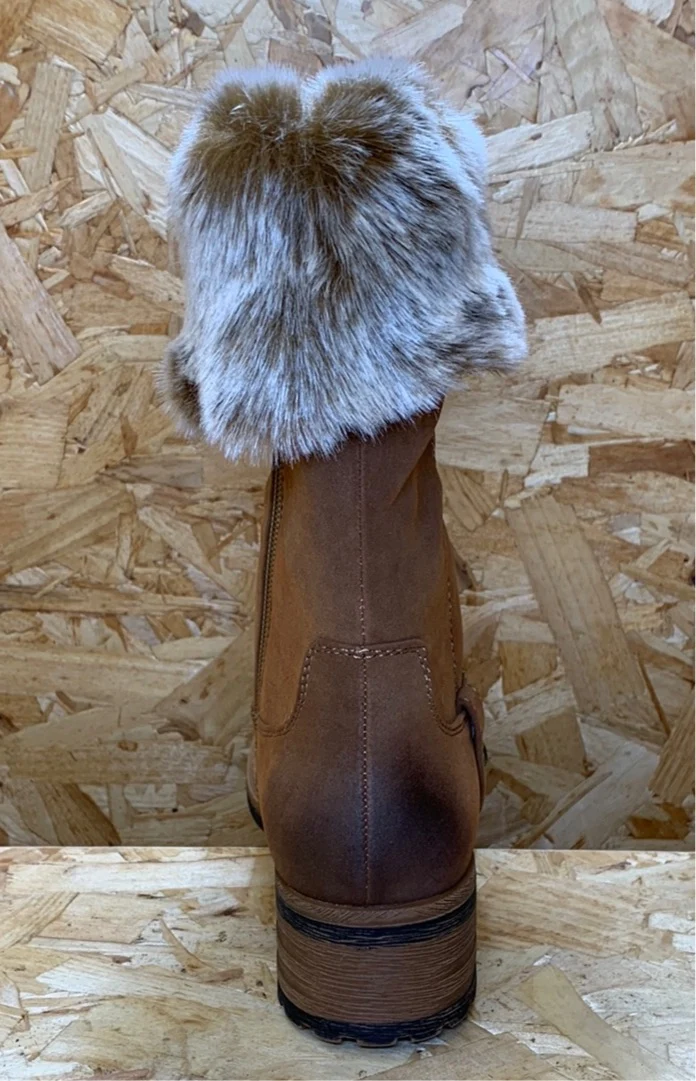 Rieker Modische Damenstiefel – Braun