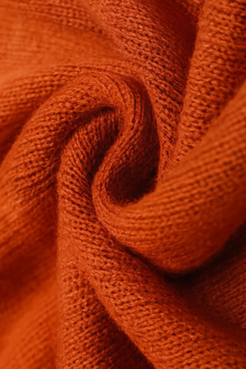 Darienne Komfortabler Cardigan | Orange
