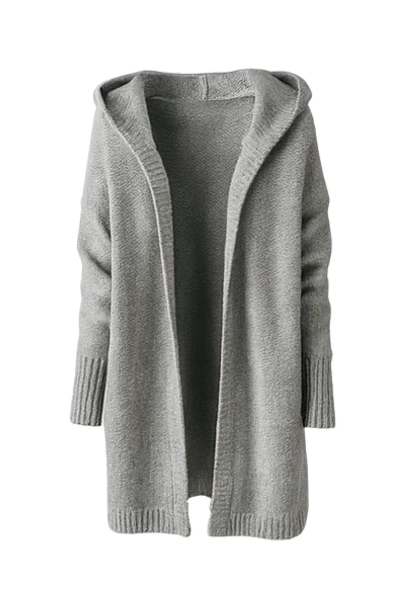 Darienne Komfortabler Cardigan | Grau