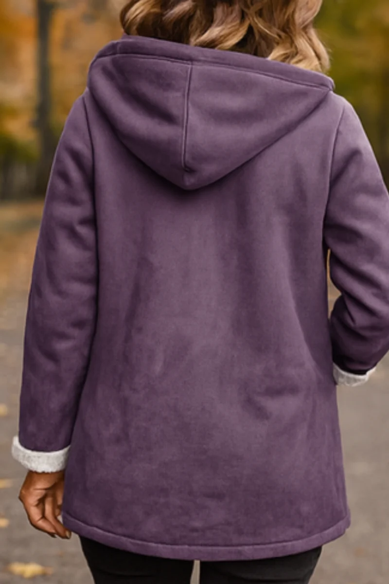 Serena Klassische Fleecejacke | Lila