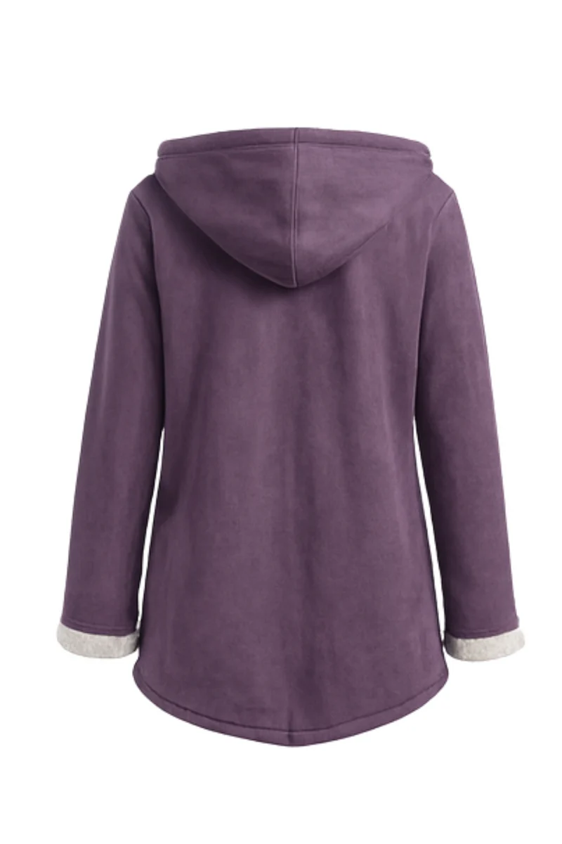 Serena Klassische Fleecejacke | Lila