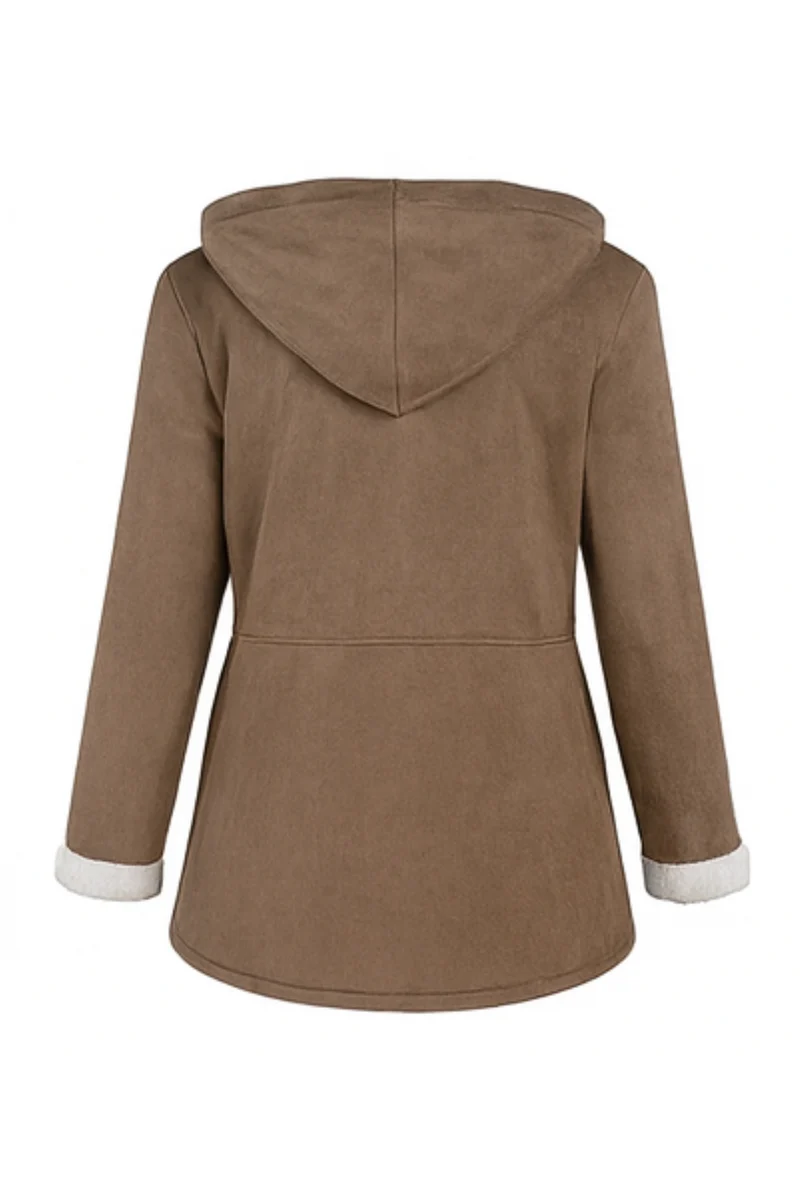 Serena Klassische Fleecejacke | Khaki