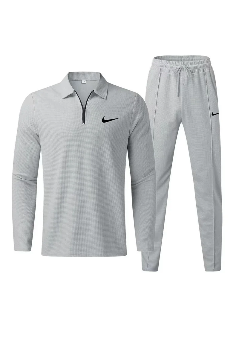 Jhanrik | Zweiteiliges Polo-Sweatsuit-Set für Herren