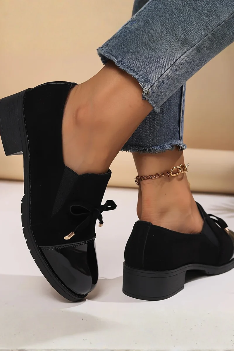 Beth | Slip-On Loafers mit Schleife