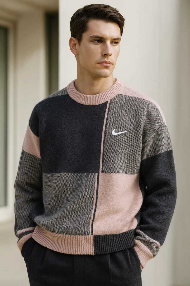 Hans | Checkered Sweater