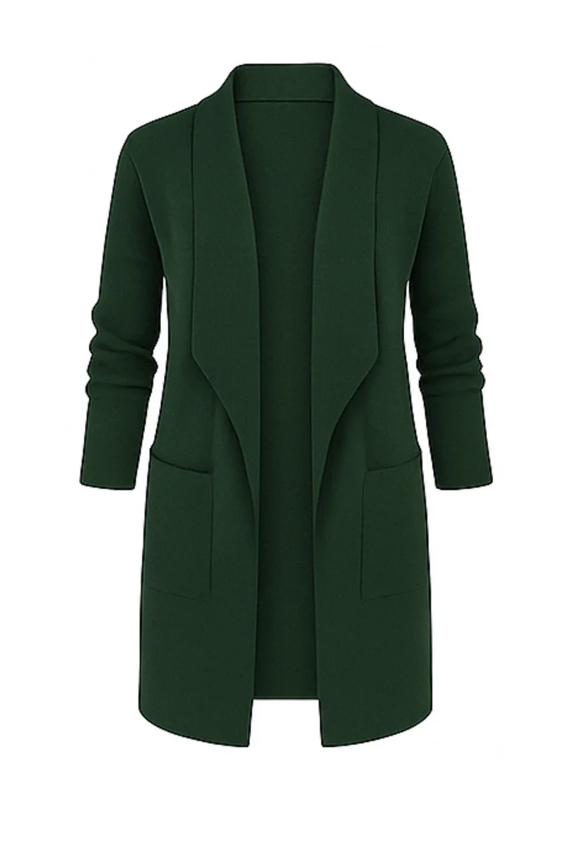 Nisha Langer Cardigan | Grün