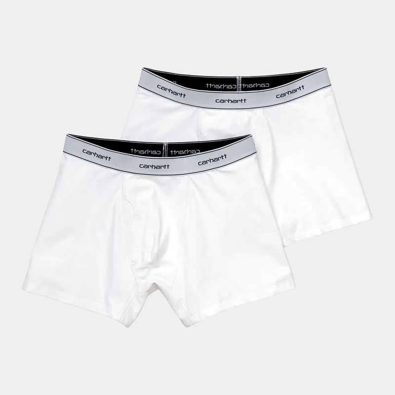 Carhartt WIP Baumwoll-Unterhosen für Herren (2er-Pack) – Weiß