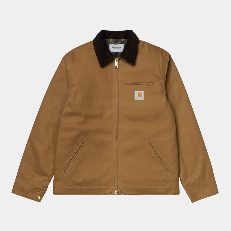 Carhartt WIP Herren-Detroit-Jacke – Hamilton-Braun/Tabak
