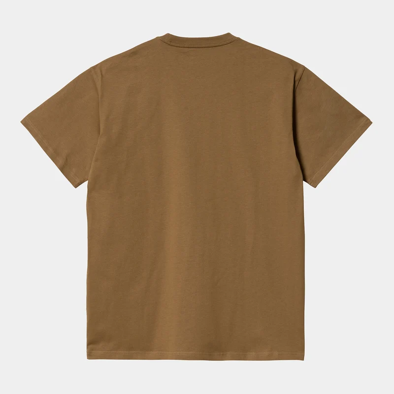 Carhartt WIP Herren Chase Kurzarm-T-Shirt – Hamilton Brown