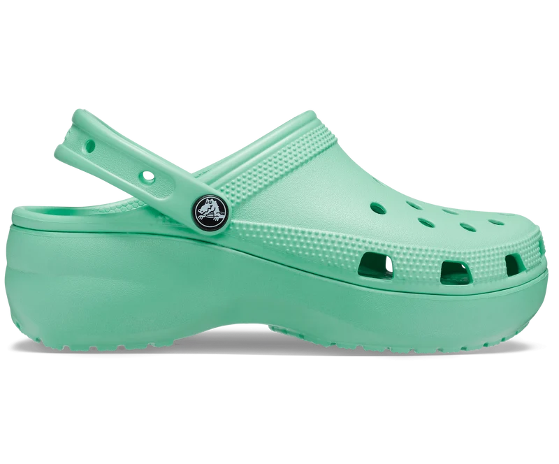 Crocs Klassischer Unisex-Plateau-Clog – Jade Stone