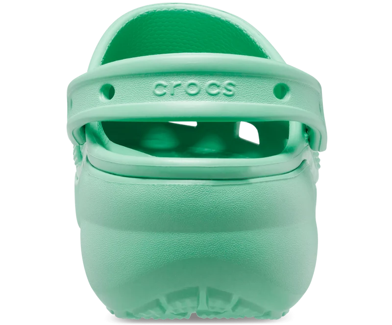 Crocs Klassischer Unisex-Plateau-Clog – Jade Stone