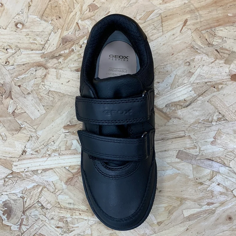 Geox Kinder Poseido BA Schulschuhe – Schwarz