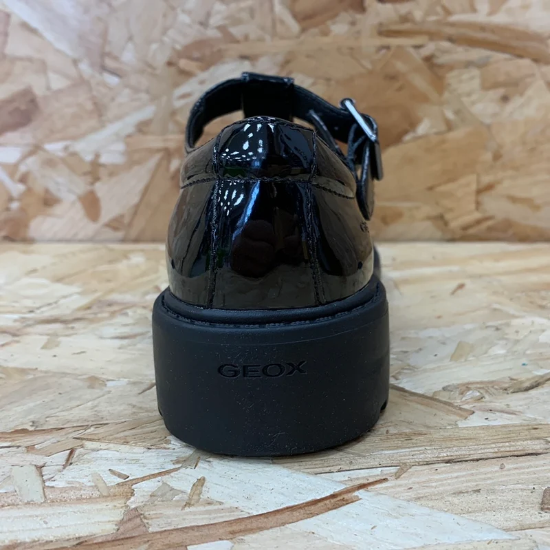 Geox Kinder Casey GE Lackschuh – Schwarz