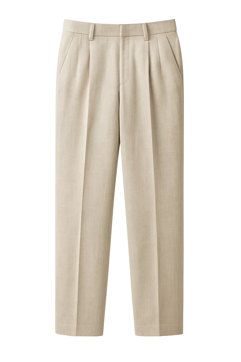 Alvric Klassische Leinenhose | Khaki