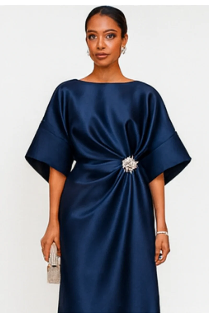 Anne Langes Abendkleid | Marineblau