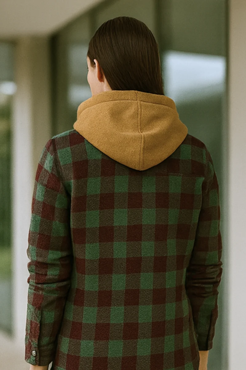 Harper | Patchwork Geruite Jas