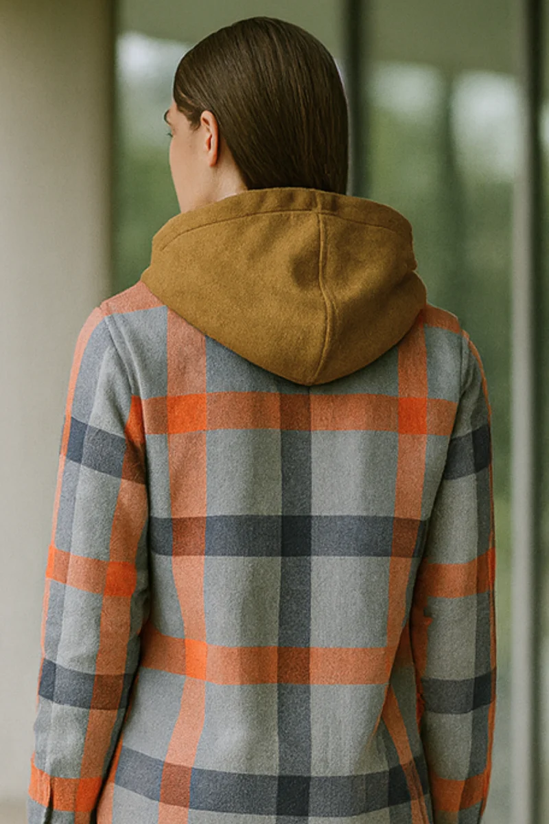 Harper | Patchwork Geruite Jas