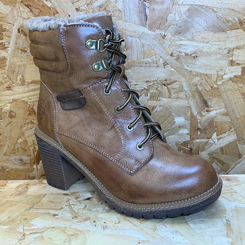 Refresh Fashion-Stiefelette für Damen – Kamel