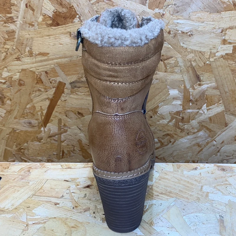 Refresh Fashion-Stiefelette für Damen – Kamel