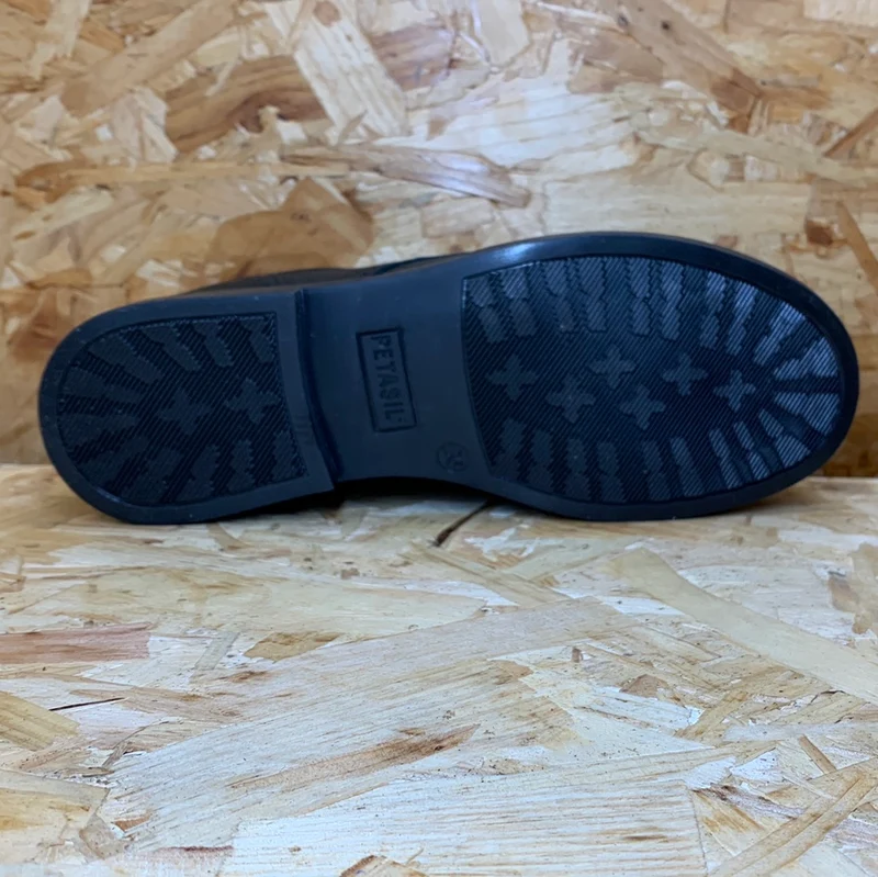 Petasil Kinder Moses Lederschuh – Schwarz