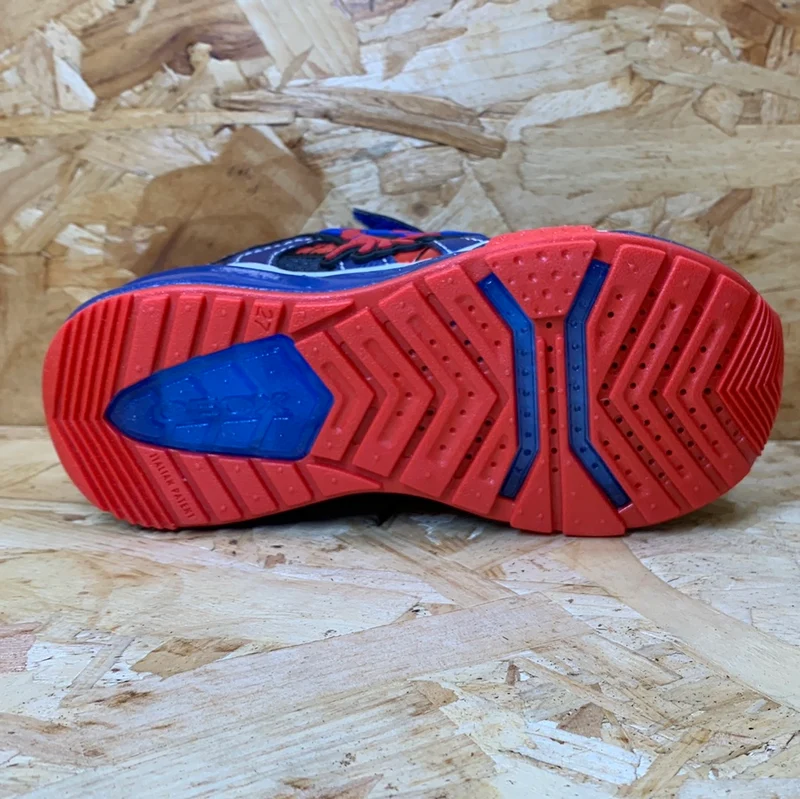 Geox Kinder Marvel Spiderman Leuchtende Turnschuhe – Blau