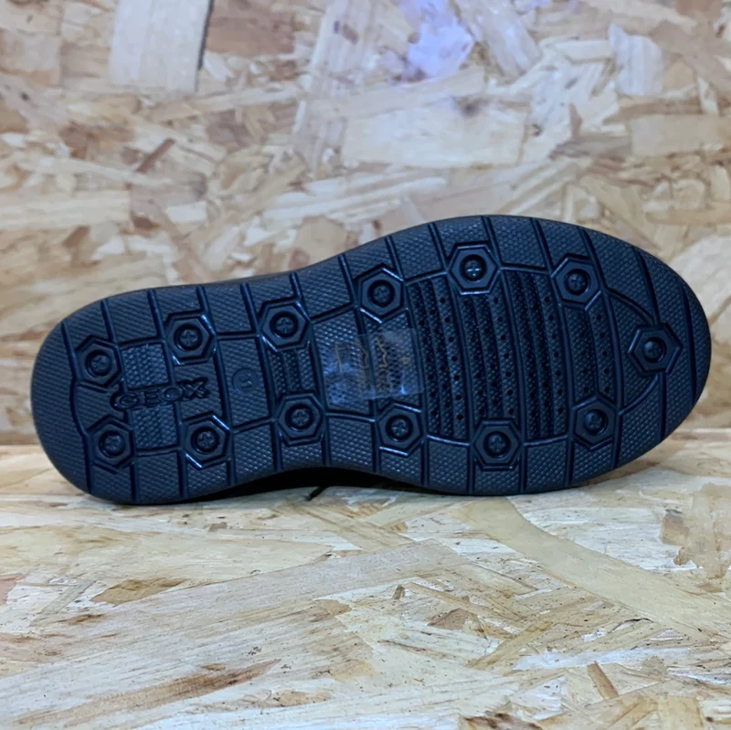 Geox Riddock I Schulschuh aus Leder für Kinder – Schwarz