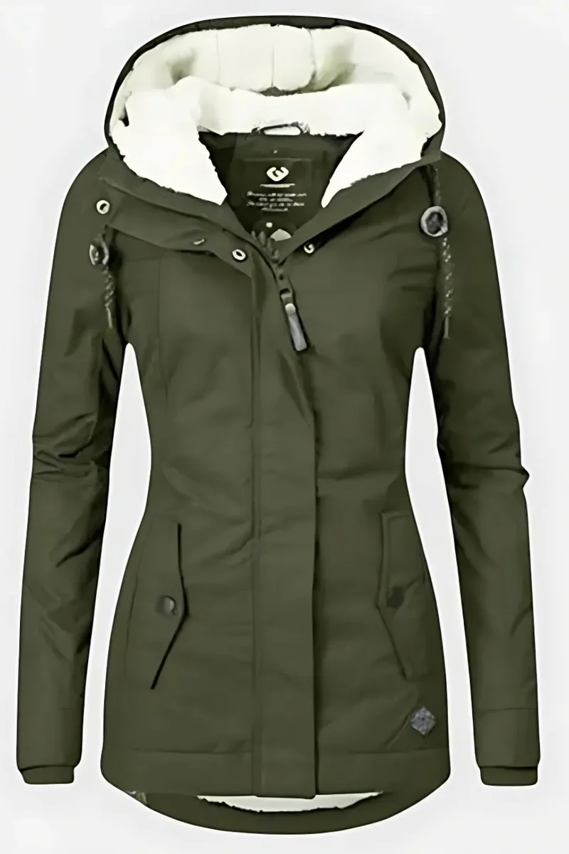 Andrea Gepolsterte Komfortjacke | Grün
