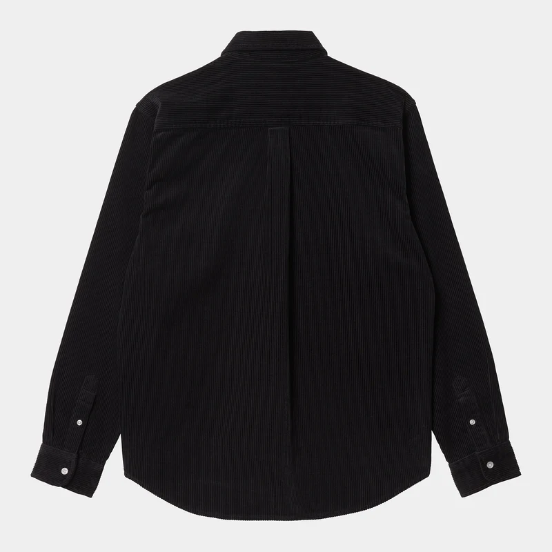 Carhartt WIP Herren Madison Langarmhemd – Schwarz
