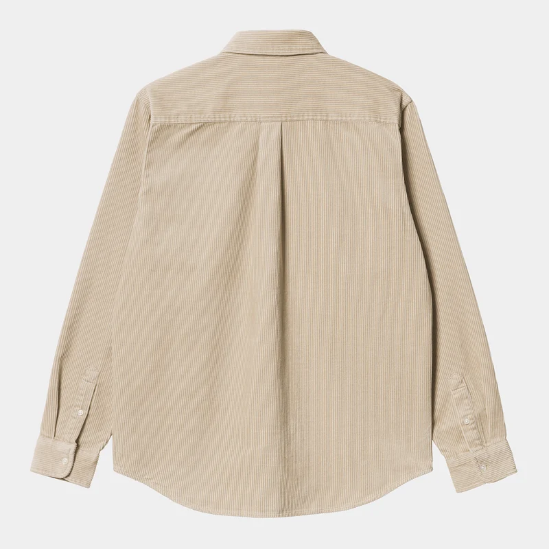 Carhartt WIP Herren Madison Langarmhemd – Wall
