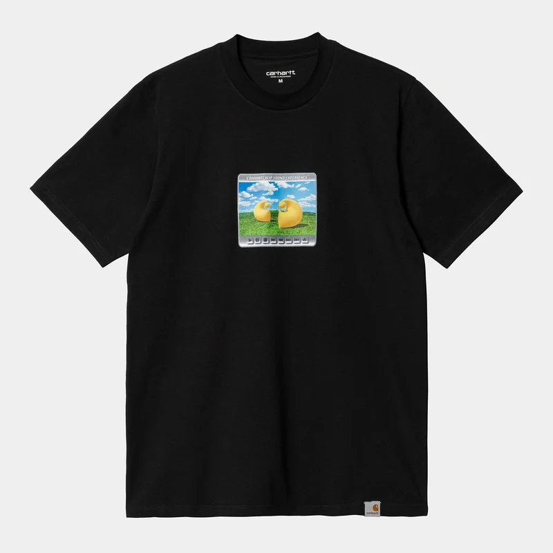 Carhartt WIP Herren Sound Experience Kurzarm-T-Shirt – Schwarz