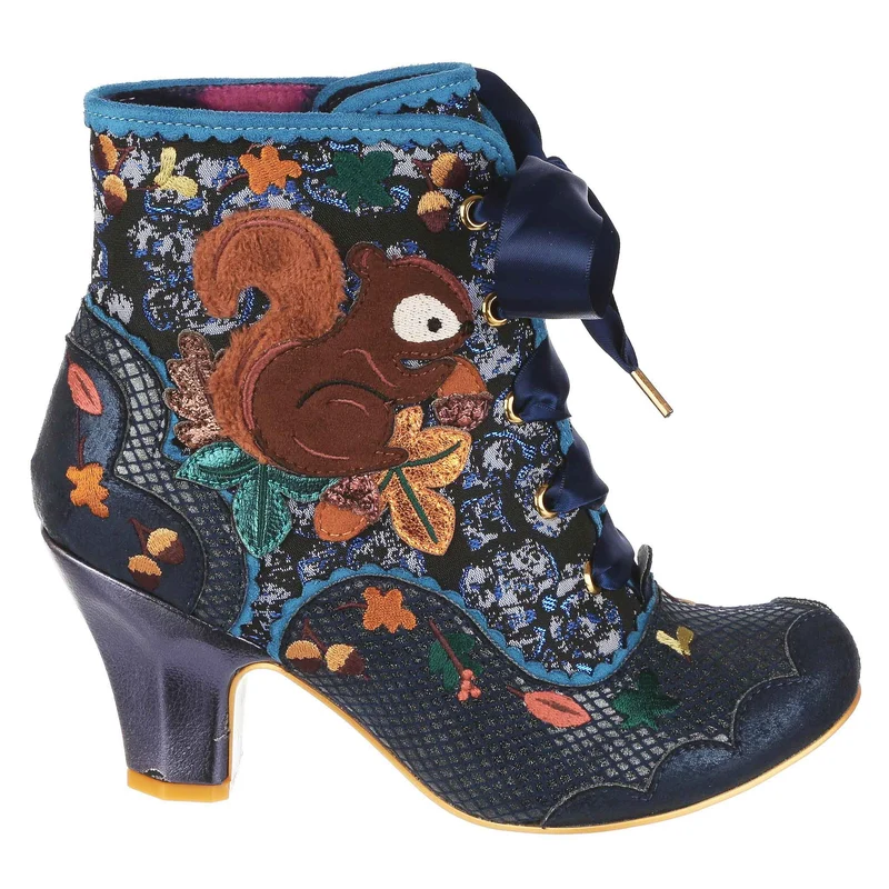 Irregular Choice Damen Squirrel Away High Heel - Blau
