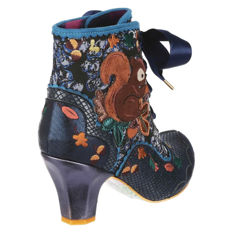 Irregular Choice Damen Squirrel Away High Heel - Blau