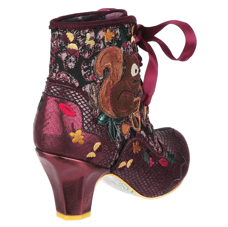 Irregular Choice Damen Squirrel Away High Heel - Rot